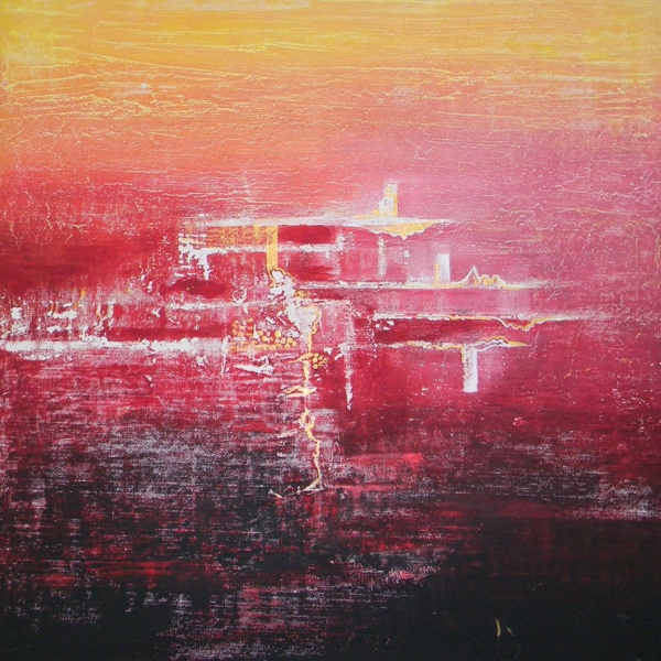 The Red Abstract Art