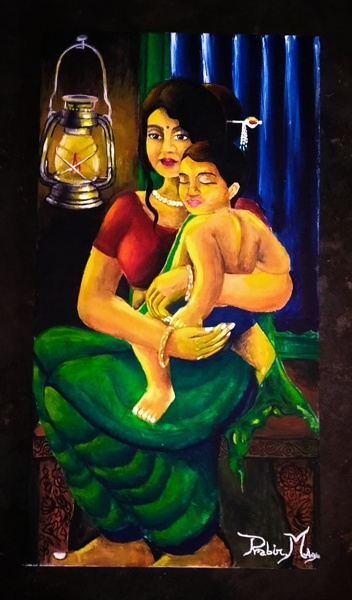 Heaven in the lap of MOTHER